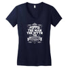 Poppie The Man The Myth The Legend Women's V-Neck T-Shirt