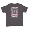Never Underestimate The Strength Of A Breast Cancer Warrior Youth Tee