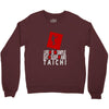 life is simple eat sleep and tai chi Crewneck Sweatshirt
