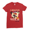 caregiver witch Ladies Fitted T-Shirt