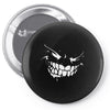 scary face Pin-back button