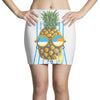 pineapple sunbathe Mini Skirts