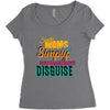 single mom's cools t shirts Women's Triblend Scoop T-shirt