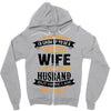 Super Cool Wife Of A Freaking Awesome Husband Zipper Hoodie