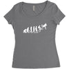 bike evolotions Women's Triblend Scoop T-shirt