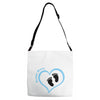 Custom baby boy name maternity design Adjustable Strap Totes