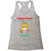 christmas baking team crew angel Racerback Tank