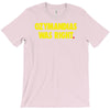 ozymandias was right T-Shirt