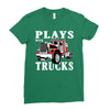 plays with trucks family matching Ladies Fitted T-Shirt