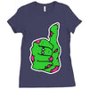 zombie okay Ladies Fitted T-Shirt