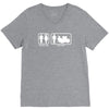 drums   problem solved   mens funny V-Neck Tee