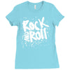 rock music r4 Ladies Fitted T-Shirt