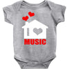 i love house music Baby Onesie