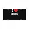 i love camping! License Plate