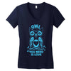 owl you need is love Women's V-Neck T-Shirt