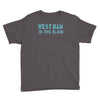 west ham in the blood retro style new Youth Tee