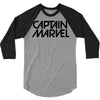 captain marvel 5 3/4 Sleeve Shirt