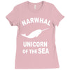 narwhals Ladies Fitted T-Shirt