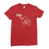 up and atom funny science best product Ladies Fitted T-Shirt