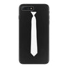 skinny white tie iPhone 7 Plus Case