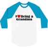 i love being a grandma 3/4 Sleeve Shirt