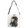 jason voorhees Adjustable Strap Totes