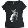 cat stripes Women's Triblend Scoop T-shirt