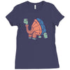 turtle turtleneck Ladies Fitted T-Shirt