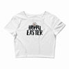 hoppy easter Crop Top