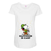 Happiness is Camp Maternity Scoop Neck T-shirt