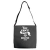 negative mind fanart Adjustable Strap Totes