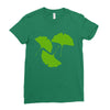 ginkgo leaves Ladies Fitted T-Shirt