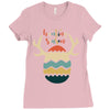Hunting Season Retro Color 80s Style Ladies Fitted T-Shirt