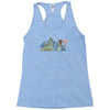 jurassic story Racerback Tank