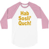 hab sosli' quch! klingon funny geek nerd sci fi alien conventions shir 3/4 Sleeve Shirt