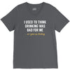 i gave up thinking V-Neck Tee