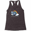 real unicorns have curves Racerback Tank