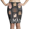 Women's March We are Human Pencil Skirts