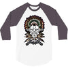 smokin pipes n feathers 3/4 Sleeve Shirt