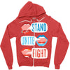 Women's March Stand Unite Fight Zipper Hoodie