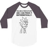mathematically 3/4 Sleeve Shirt