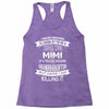 Super Cool Mimi Of A Freaking Awesome Granddaughter Racerback Tank
