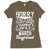 This Girl Is Taken By A Super Sexy March Boyfriend Ladies Fitted T-Shirt