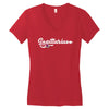 sagittarius violet Women's V-Neck T-Shirt
