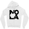 love nola new orleans american jazz blues music t shirt Zipper Hoodie
