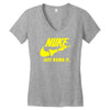 nuke just bomb it Women's V-Neck T-Shirt