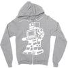 robot funny Zipper Hoodie