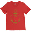 anchored faith V-Neck Tee