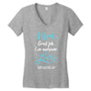 Mom Great Job I'm Awesome Love Happy Mother's Day Women's V-Neck T-Shirt