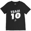 team 10  silver V-Neck Tee